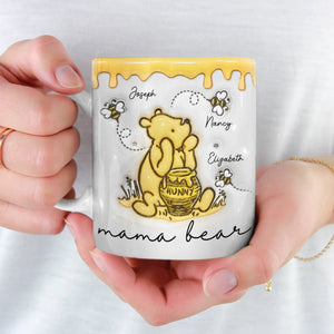 La famille est le test de la liberté - Mug personnalisé avec effet gonflé 3D - Cadeau pour la fête des mères, maman, grand-mère