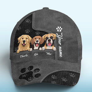 Nos petits anges noirs - Casquette personnalisée pour chien et chat, imprimé intégral - Nouveauté, cadeau pour propriétaires et amoureux des animaux