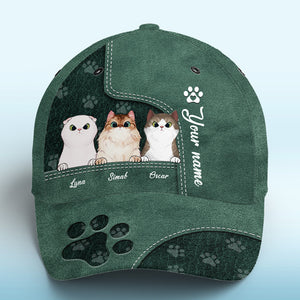 Nos petits anges verts - Casquette personnalisée pour chien et chat, imprimé intégral - Nouveauté, cadeau pour les propriétaires et les amoureux des animaux