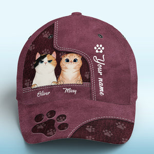 Nos petits anges roses - Casquette personnalisée pour chien et chat, imprimé intégral - Nouveauté, cadeau pour propriétaires et amoureux des animaux