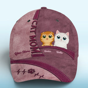 What Greater Gift Than The Love Of A Cat Pink - Cat Personalized Custom Hat, All Over Print Classic Cap - New Arrival, Gift For Pet Owners, Pet Lovers