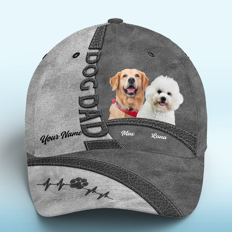 Photo personnalisée « La vie est meilleure avec de la fourrure » Bébé gris – Chapeau personnalisé pour chien et chat, casquette classique à imprimé intégral – Nouveauté, cadeau pour propriétaires et amoureux des animaux