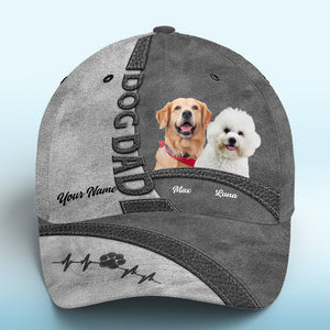 Photo personnalisée « La vie est meilleure avec de la fourrure » Bébé gris – Chapeau personnalisé pour chien et chat, casquette classique à imprimé intégral – Nouveauté, cadeau pour propriétaires et amoureux des animaux