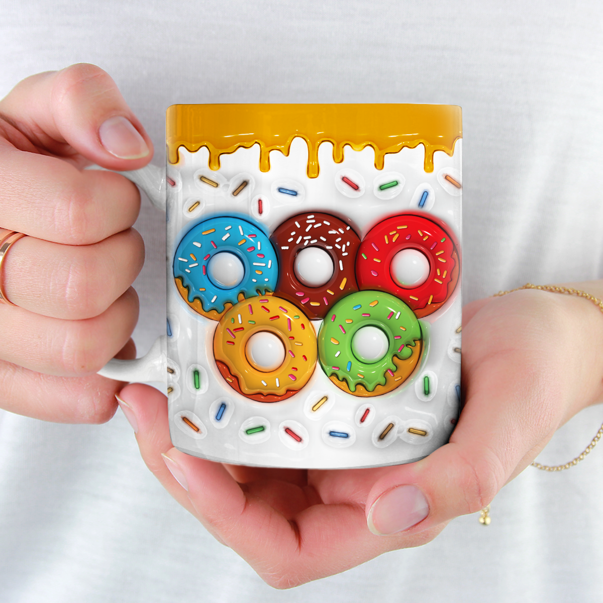 Ne fixez jamais de limite d'âge à vos rêves - Mug imprimé effet gonflé 3D des Jeux olympiques - Vacances olympiques, cadeau pour les membres de la famille, les meilleurs amis