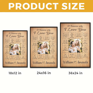 Custom Photo The Sweet Memories We Share - Couple Personalized Custom Vertical Poster - Gift For Husband Wife, Anniversary