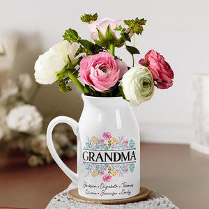 L'un des mots les plus doux que j'ai jamais entendu est Nana - Vase à fleurs personnalisé pour la décoration intérieure de la famille - Cadeau de pendaison de crémaillère pour maman, grand-mère