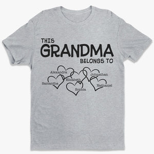 La vie est meilleure avec grand-mère - T-shirt, sweat à capuche et sweat-shirt unisexe personnalisé pour la famille - Cadeau pour grand-mère