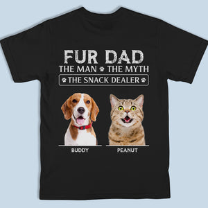 L'Homme, le Mythe, le Marchand de Snacks - T-shirt, sweat à capuche, sweat-shirt unisexe personnalisé pour chien et chat - Cadeau pour propriétaires et amoureux des animaux