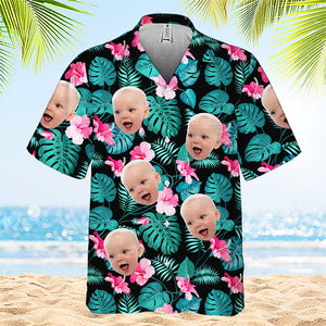 Custom Photo You Had Me At Aloha - Family Personalized Custom Unisex Tropical Hawaiian Aloha Shirt - Summer Vacation Gift, Gift For Family Members