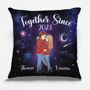 Mon endroit préféré est à côté de toi - Coussin personnalisé pour couple - Cadeau pour mari et femme, anniversaire