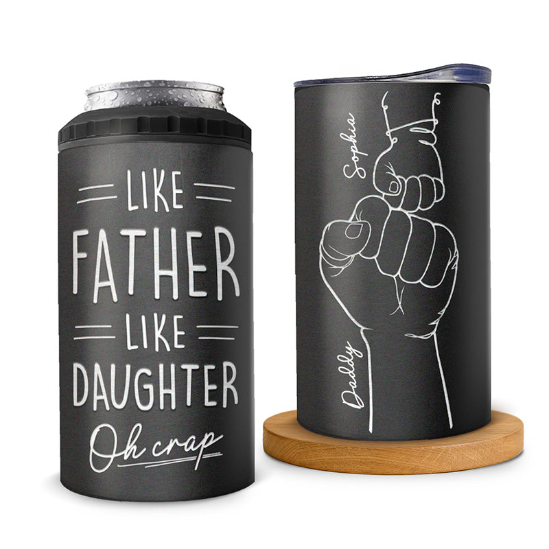 Ce type est un papa génial - Gobelet isotherme personnalisé 4 en 1 pour la famille - Cadeau d'anniversaire pour papa