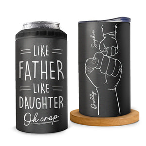 Ce type est un papa génial - Gobelet isotherme personnalisé 4 en 1 pour la famille - Cadeau d'anniversaire pour papa