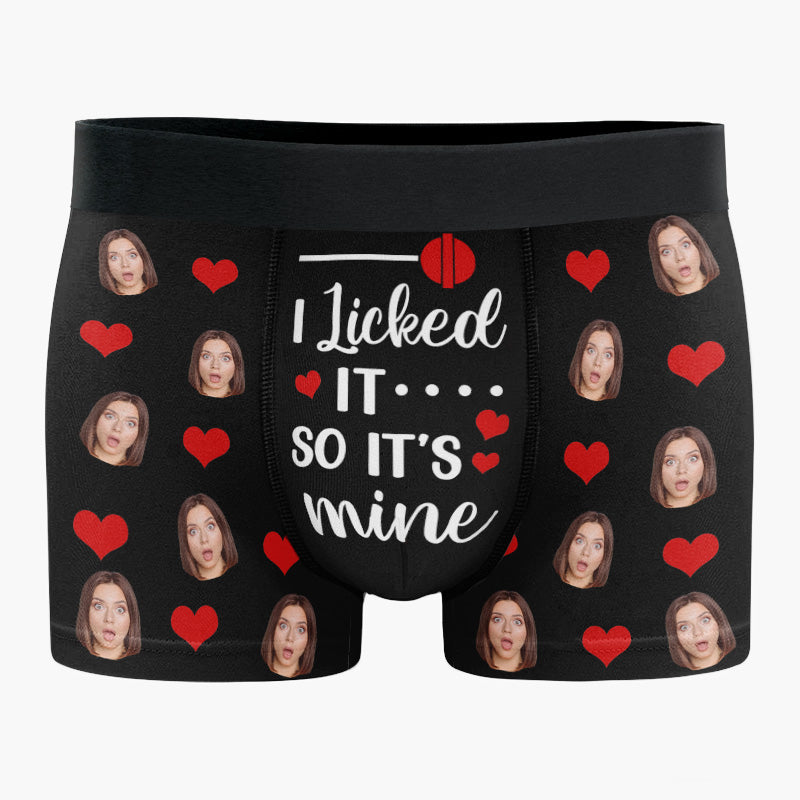 Custom Photo I’m Nuts About You - Funny Personalized Custom Boxer Briefs, Men's Boxers - Birthday Gift For Boyfriend, Husband, Anniversary
