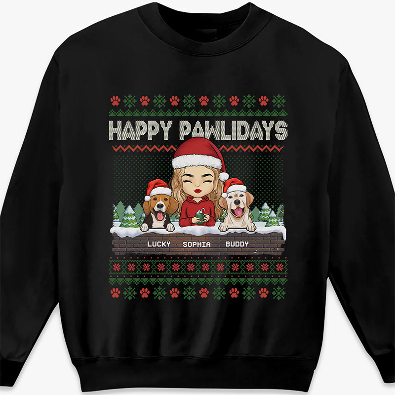 I Believe In Santa Paws - Dog & Cat Personalized Custom Unisex T-shirt, Hoodie, Sweatshirt - Christmas Gift For Pet Owners, Pet Lovers