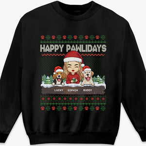 I Believe In Santa Paws - Dog & Cat Personalized Custom Unisex T-shirt, Hoodie, Sweatshirt - Christmas Gift For Pet Owners, Pet Lovers
