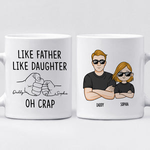Tel père, tel fils - Mug personnalisé pour la famille - Cadeau pour les membres de la famille