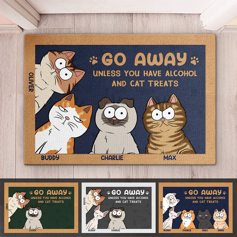 Les chats dominent le monde - Tapis décoratif personnalisé pour la maison - Cadeau de pendaison de crémaillère, cadeau pour les propriétaires d'animaux et les amoureux des animaux