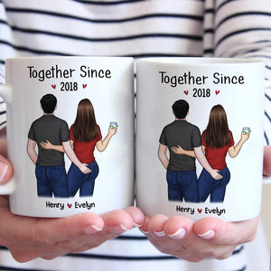 Tu es mon âme sœur - Tasse personnalisée pour couple - Cadeau pour mari et femme, anniversaire