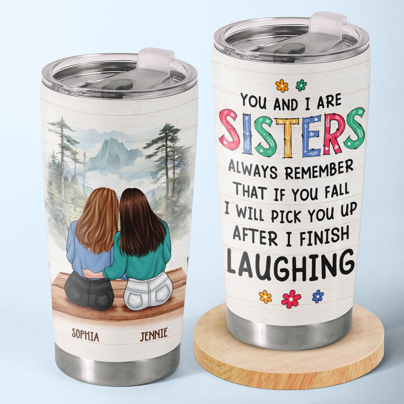 Je me battrais contre un ours pour toi - Gobelet personnalisé Bestie - Cadeau de Noël pour les meilleures amies, BFF, sœurs