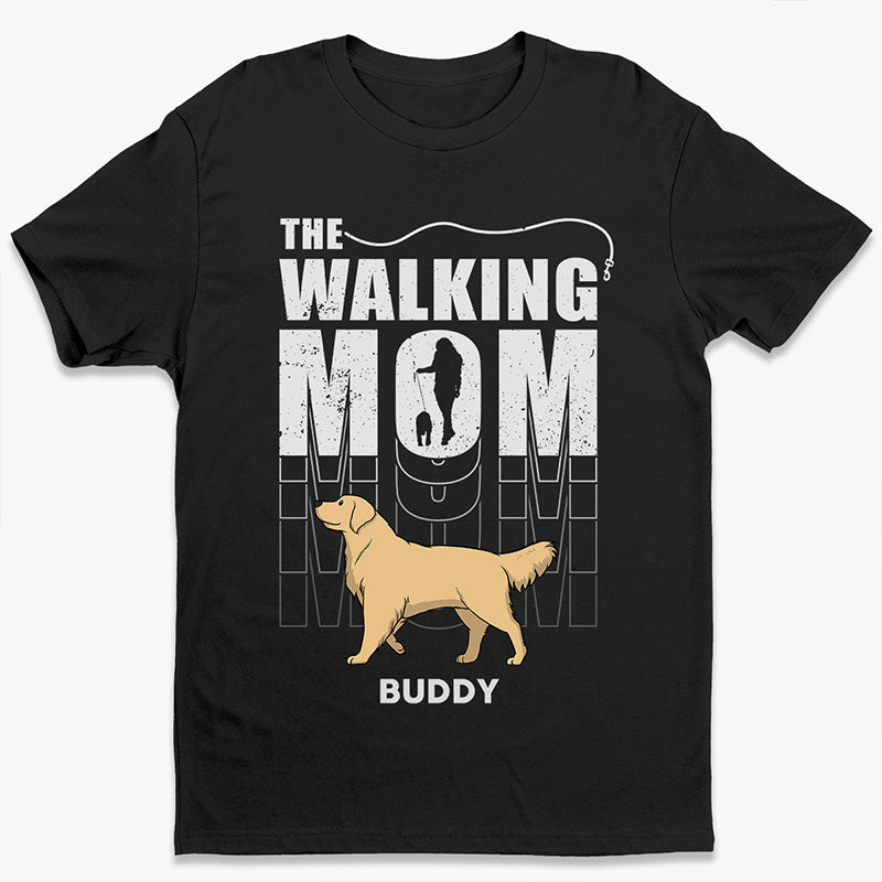 T-shirt unisexe personnalisé « The Walking Parents » avec chien, sweat-shirt à capuche, cadeau d'anniversaire, fête des pères, pour les propriétaires d'animaux et les amoureux des animaux.