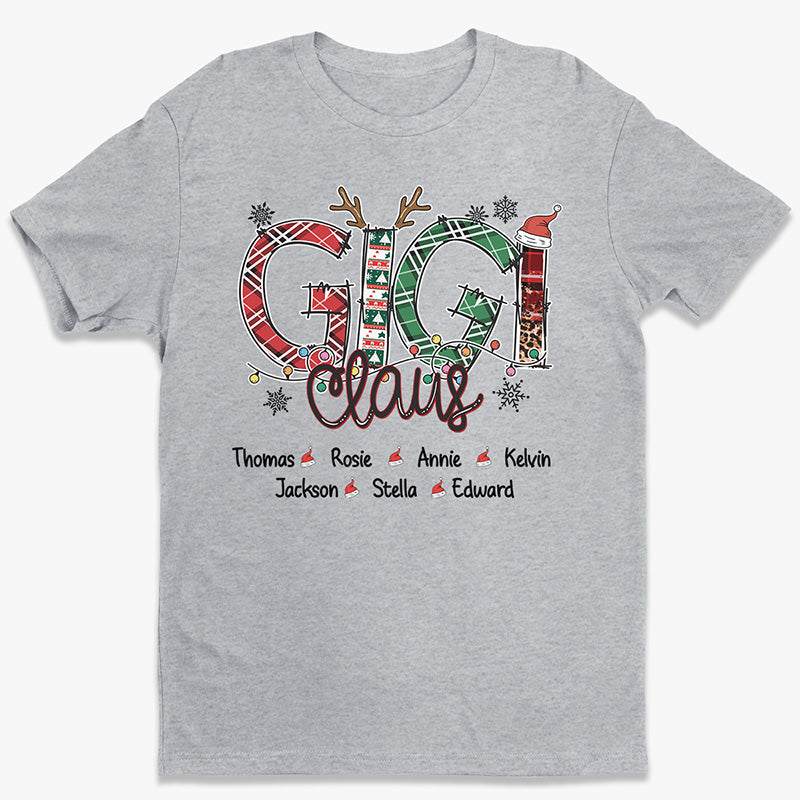 Mes petits-enfants ont mis la joie dans mon Noël - T-shirt unisexe personnalisé, sweat à capuche, sweat-shirt - Cadeau de Noël pour maman, grand-mère