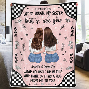 Toujours ma sœur, pour toujours mon amie - Couverture personnalisée pour la famille - Cadeau pour frères et sœurs