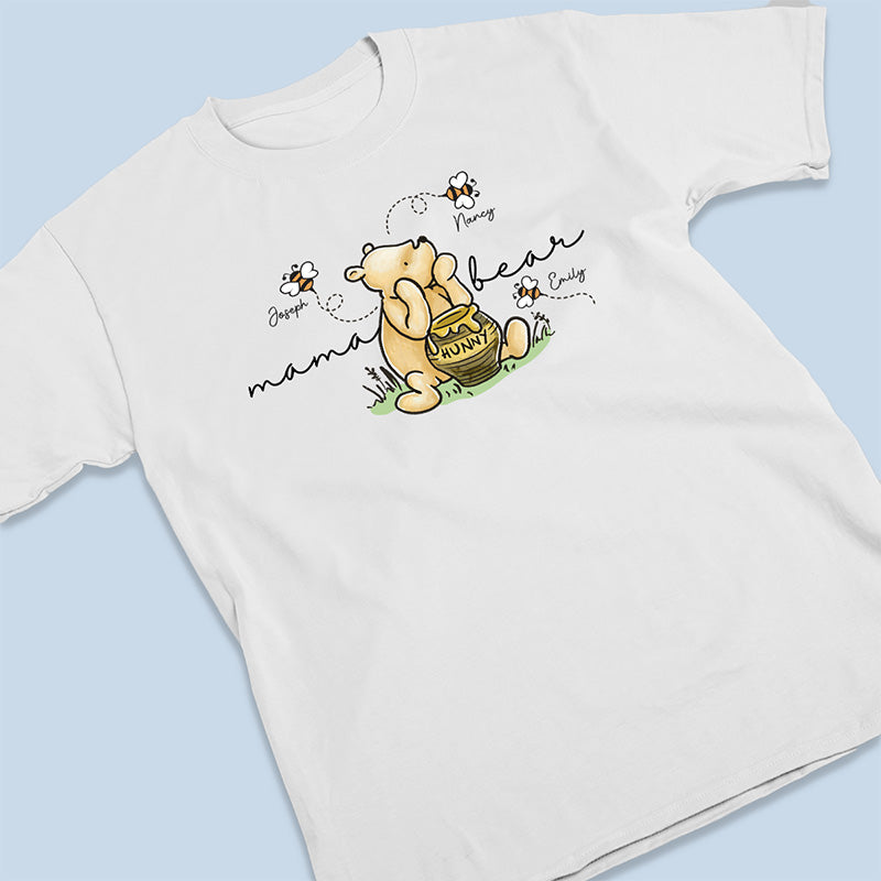 Ils m'appellent Maman Ours - T-shirt unisexe personnalisé, sweat à capuche, cadeau pour maman