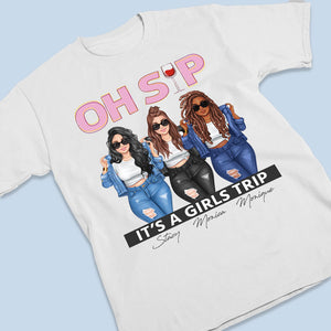 C'est un voyage entre filles - T-shirt unisexe personnalisé pour meilleure amie - Vacances d'été, cadeau pour meilleure amie, meilleure amie, sœurs