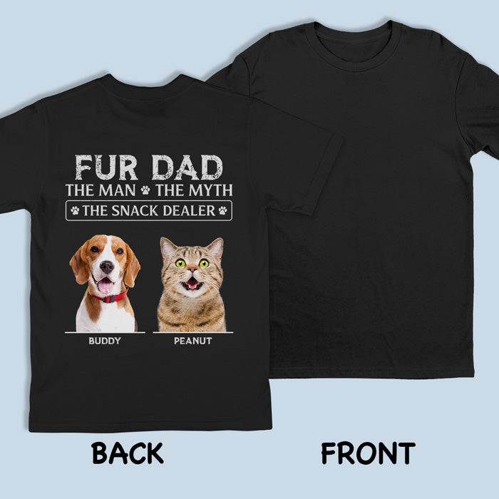 L'Homme, le Mythe, le Marchand de Snacks - T-shirt, sweat à capuche, sweat-shirt unisexe personnalisé pour chien et chat - Cadeau pour propriétaires et amoureux des animaux