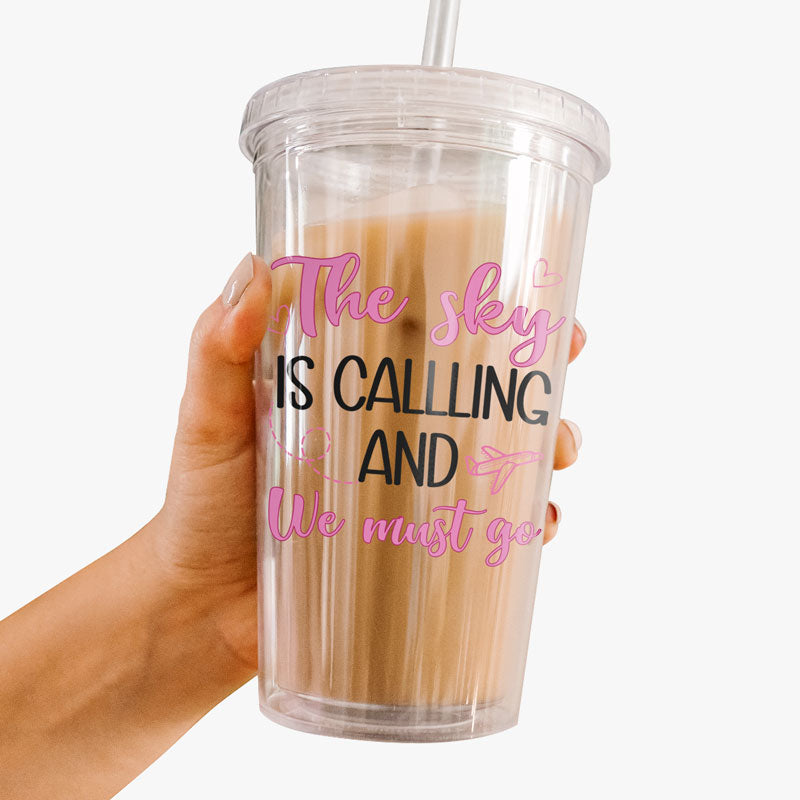 Les filles veulent juste s'amuser - Gobelet en acrylique transparent personnalisé Bestie - Vacances d'été, cadeau pour meilleures amies, meilleures amies, sœurs