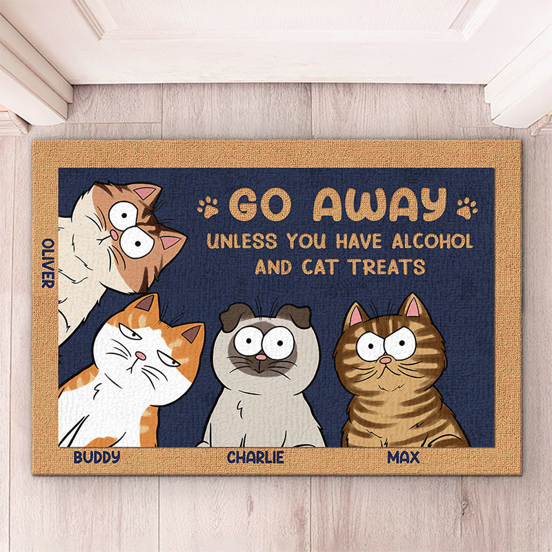 Les chats dominent le monde - Tapis décoratif personnalisé pour la maison - Cadeau de pendaison de crémaillère, cadeau pour les propriétaires d'animaux et les amoureux des animaux