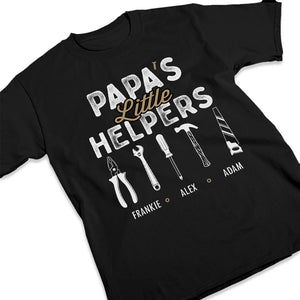 Les petits assistants de papa - T-shirt unisexe personnalisé, sweat à capuche, sweat-shirt - Cadeau de fête des pères et d'anniversaire pour papa