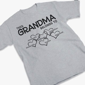 La vie est meilleure avec grand-mère - T-shirt, sweat à capuche et sweat-shirt unisexe personnalisé pour la famille - Cadeau pour grand-mère