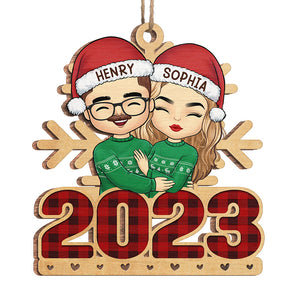 Mon cœur serait vide sans toi - Ornement personnalisé pour couple - Forme en bois personnalisée - Cadeau de Noël pour mari et femme, anniversaire
