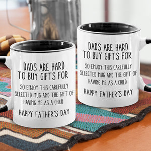 Papa, bonne fête des pères ! - Mug personnalisé avec accents pour la famille - Cadeau d'anniversaire pour papa