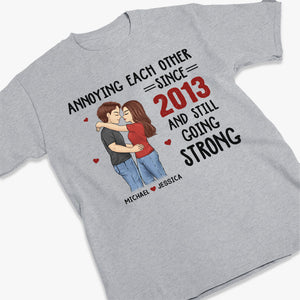 Merci de faire partie de ma vie - T-shirt unisexe personnalisé, sweat à capuche, sweat-shirt - Cadeau pour mari et femme, anniversaire