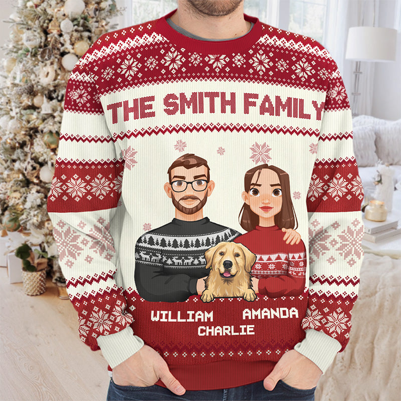 Joyeux Noël, sale animal ! Sweat-shirt personnalisé pour chien et chat, pull en laine unisexe, cadeau de Noël pour les propriétaires et les amoureux des animaux.