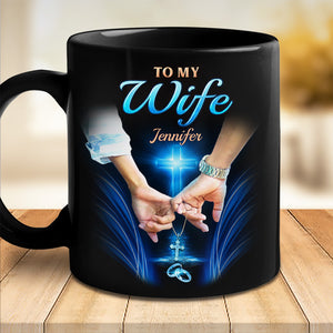 T'épouser était la meilleure décision - Tasse noire personnalisée pour couple - Cadeau pour mari et femme, anniversaire