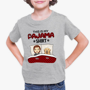 T-shirt pyjama « This Is Kid » - T-shirt personnalisé pour chien - Cadeau pour enfants, propriétaires d'animaux et amoureux des animaux