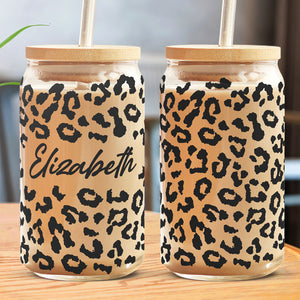 Aimez-vous comme si vous étiez aimé - Tasse en verre personnalisée, tasse à café glacé - Cadeau d'anniversaire, cadeau pour vous-même