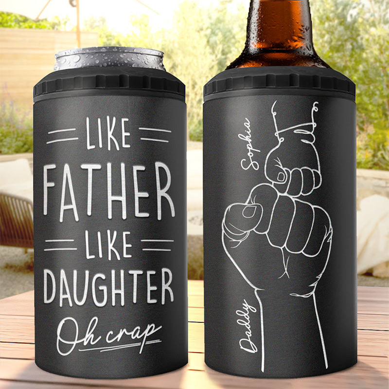 Ce type est un papa génial - Gobelet isotherme personnalisé 4 en 1 pour la famille - Cadeau d'anniversaire pour papa