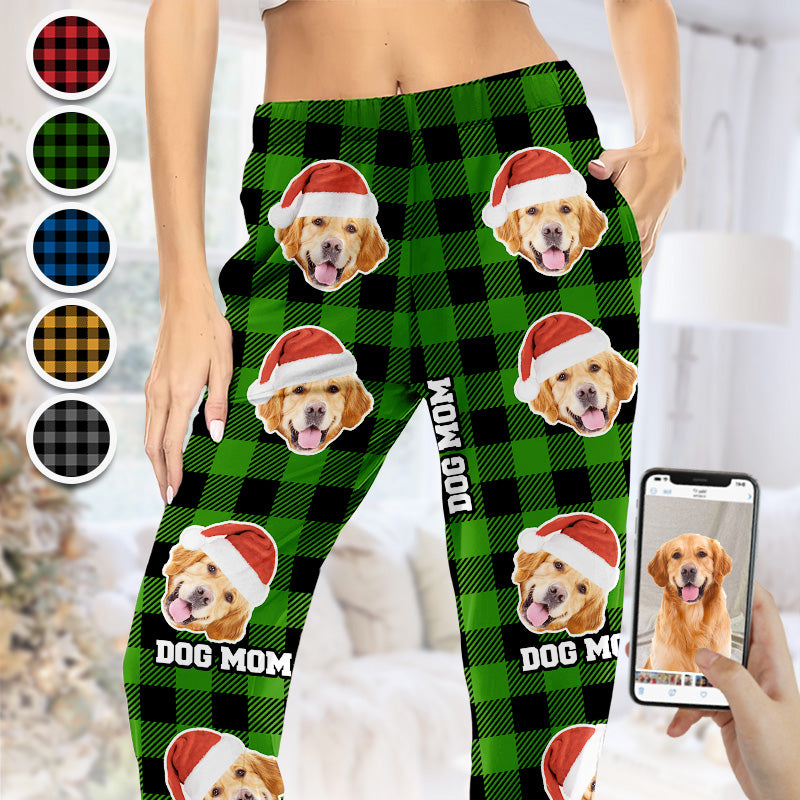Pyjama personnalisé avec photo de visage pour chien - Cadeau de Noël pour les propriétaires et les amoureux des animaux