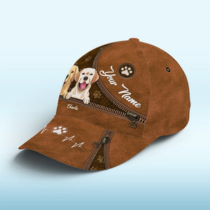 Les chiens sont les meilleures personnes - Casquette personnalisée pour chien et chat, casquette classique à imprimé intégral - Cadeau pour propriétaires et amoureux des animaux