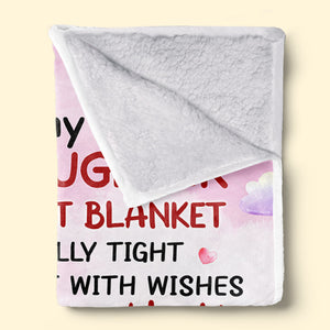 J'ai serré cette douce couverture dans mes bras - Couverture personnalisée pour la famille - Cadeau d'anniversaire pour maman, grand-mère