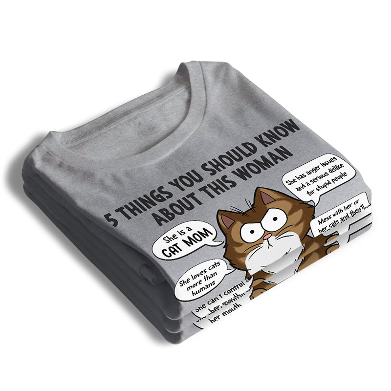 Ne plaisante pas avec elle ou ses chats - T-shirt unisexe personnalisé, sweat à capuche, sweat-shirt - Cadeau pour les propriétaires d'animaux et les amoureux des animaux