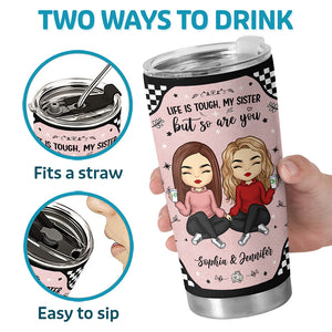 Celui qui a besoin de toi jusqu'au bout - Gobelet personnalisé Bestie - Cadeau pour meilleures amies, meilleures amies, sœurs