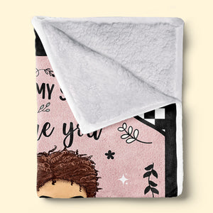 J'aimerais pouvoir te serrer dans mes bras maintenant - Couverture personnalisée Bestie - Cadeau pour meilleures amies, BFF, sœurs