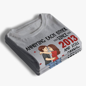 Merci de faire partie de ma vie - T-shirt unisexe personnalisé, sweat à capuche, sweat-shirt - Cadeau pour mari et femme, anniversaire