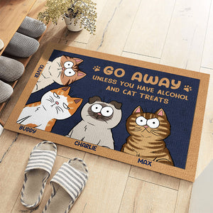 Les chats dominent le monde - Tapis décoratif personnalisé pour la maison - Cadeau de pendaison de crémaillère, cadeau pour les propriétaires d'animaux et les amoureux des animaux