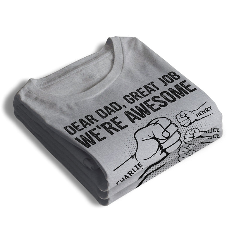 Mon père est mon héros, je suis son plus grand fan - T-shirt unisexe personnalisé, sweat à capuche, sweat-shirt - Cadeau de fête des pères, d'anniversaire pour papa